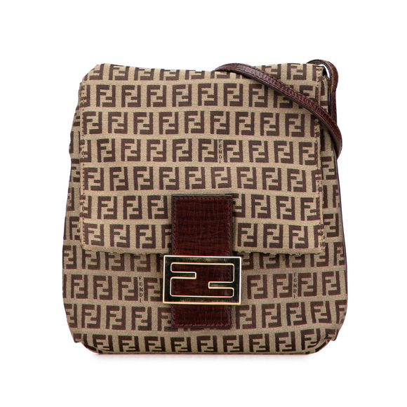Pre-Loved Fendi Zucchino Canvas Crossbody - Picture 1 of 10